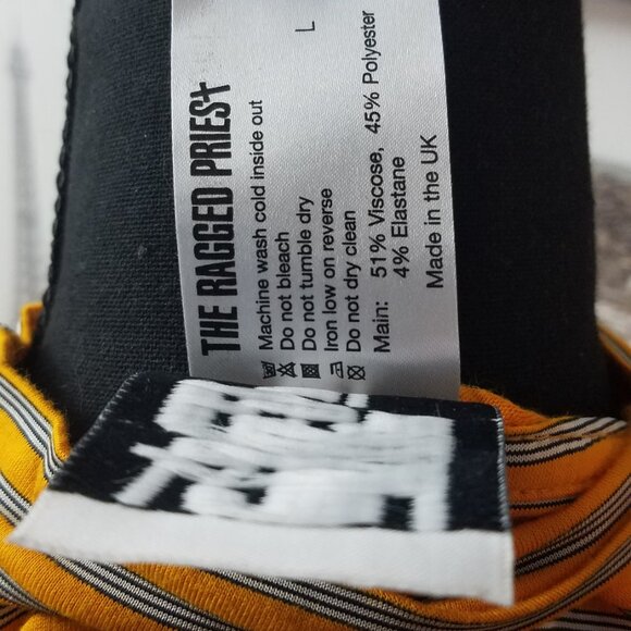 Ragged Priest 'Hey Girl' Striped Tee - Picture 3 of 6